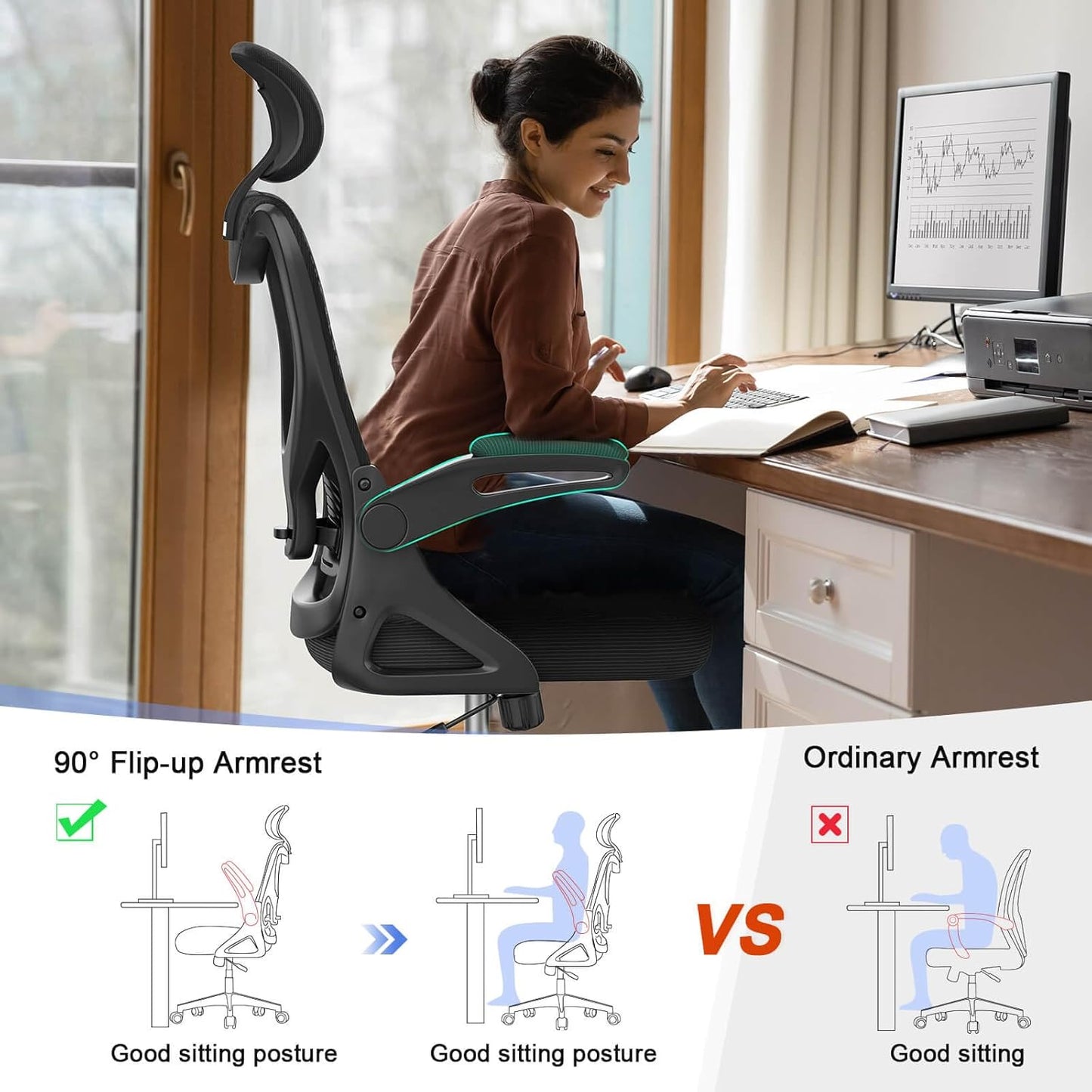 πͺ YONISEE Ergonomic Office Chair β Designed for All-Day Comfort