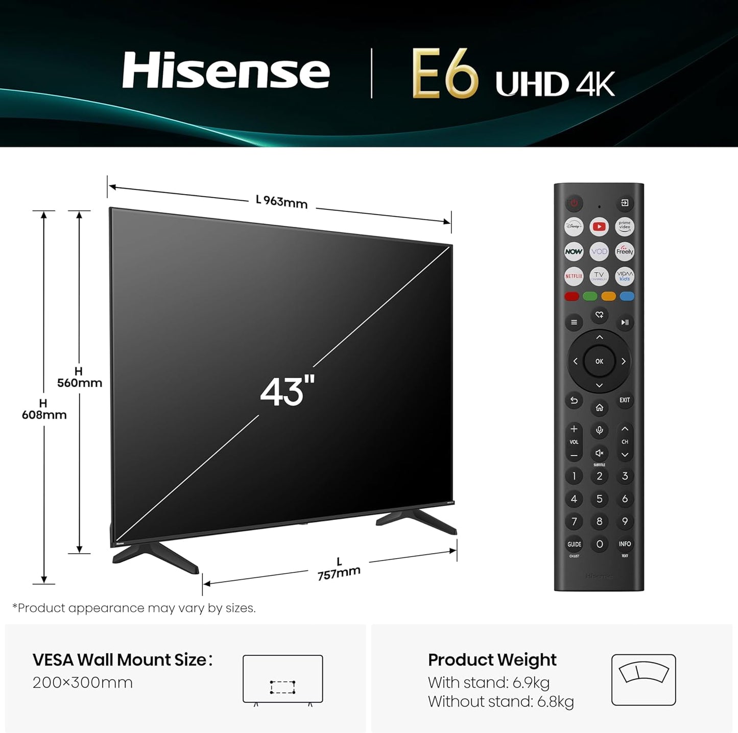 πΊ Hisense 43β 4K Ultra HD Smart TV β Precision, Power & Perfection